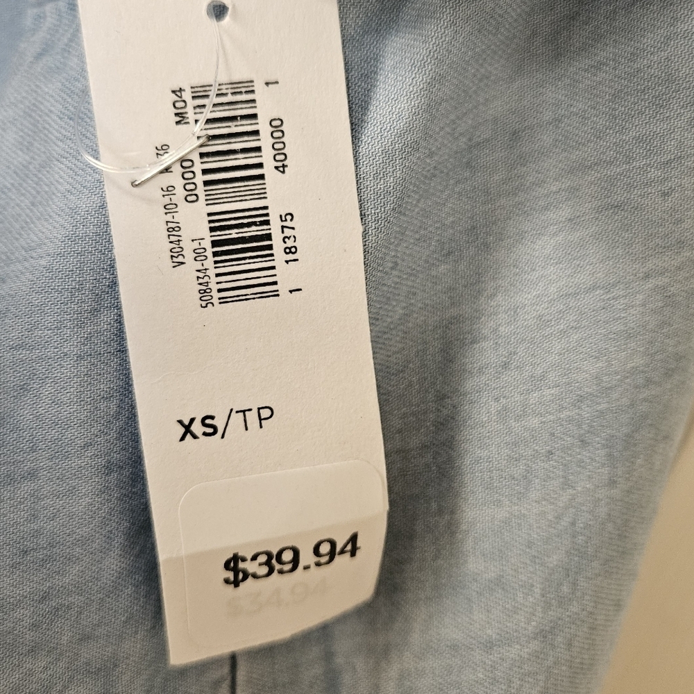 Old Navy NWT XS women's blue off the shoulder dress - Picture 3 of 8